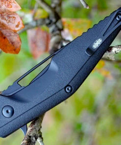 Promo 🛒 Brous Blades Division Linerlock, 4.5" Black Plain Blade, Black Polymer Handle ⌛ -Automatic Knives shop 005b.4 45315.1566586110