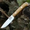 Budget ⌛ Bark River Knives Little Creek BA01061MNC, 2.5" CPM CruWear Blade, Natural Canvas Micarta Handle 🛒