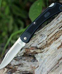 Promo 🎁 Buck Knives Buck 110BKSLT Folding Hunter LT, 3.75" 420HC Plain Blade, Black Nylon Handle ⌛