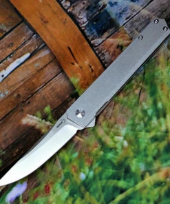 Top 10 ✔️ Boker Plus Kwaiken Flipper Frame Lock 01BO269, 3.50" D2 Plain Blade, Stainless Steel Handle ⭐