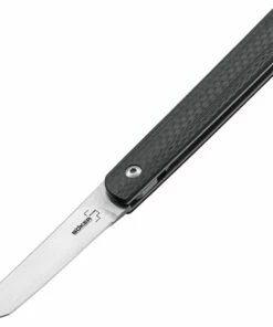 Coupon 🤩 Boker Plus 01BO632 Wasabi, 2.8" 440C Plain Blade, Carbon Fiber Handle 👏