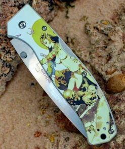 Best Pirce 🎉 Boker Plus 01BO652 Titan Frazetta, 3.7" 440C Plain Drop Point Blade, Aluminum Handle ⌛ -Automatic Knives shop 01bo652 1 62065.1566586191