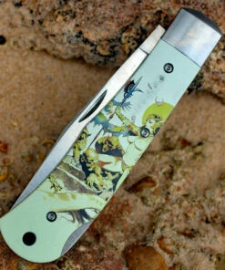 Deals 👍 Boker Plus 01BO653 Lockback Frazetta, 3.7" 440C Plain Blade, Aluminum Handle ⭐ -Automatic Knives shop 01bo653 1 23728.1566586249