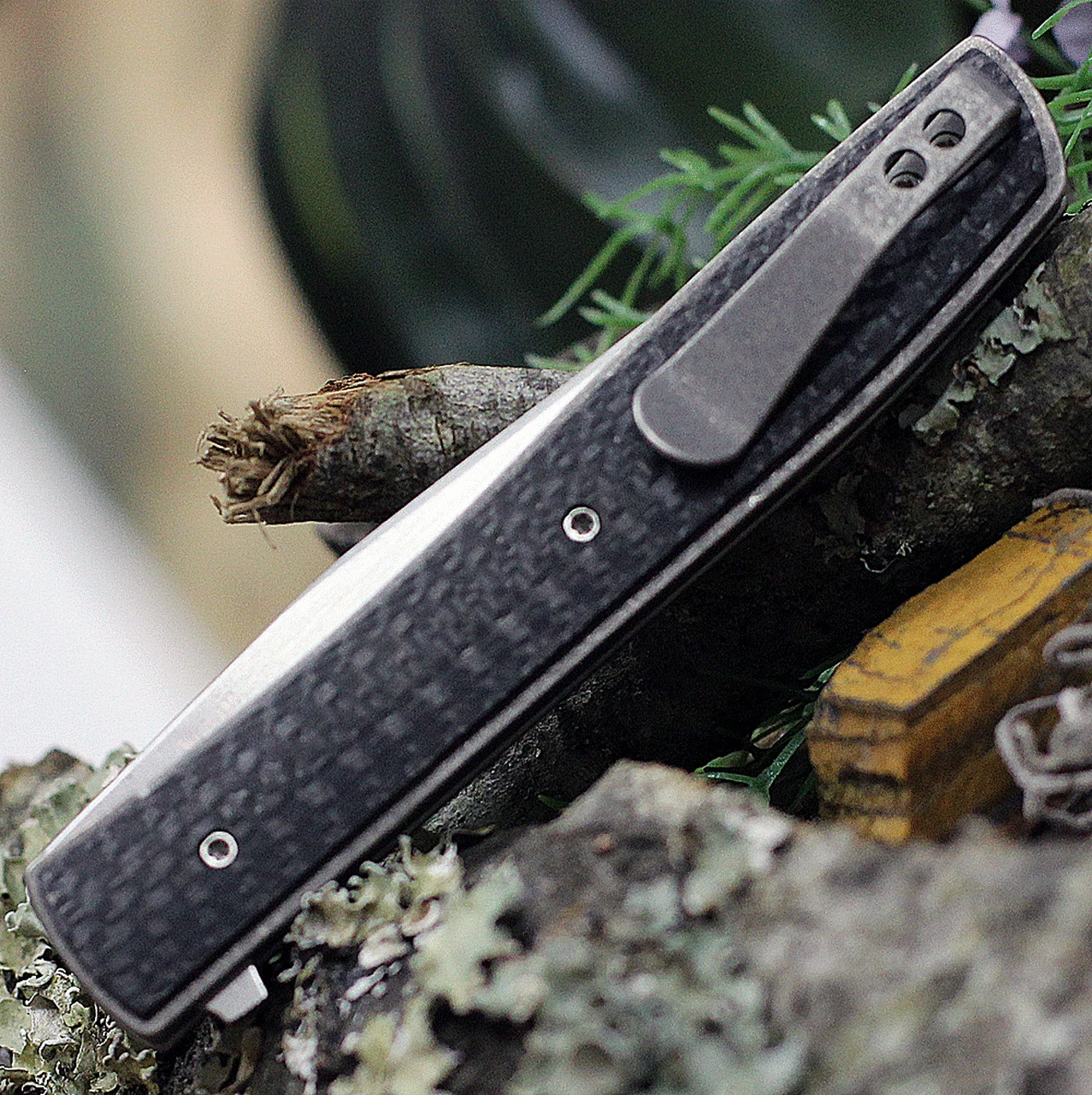 Discount ✨ Boker Plus Urban Trapper Carbon Fiber, 3 7/16 in. VG-10 Stainless Blade 😀 4 Discount ✨ Boker Plus Urban Trapper Carbon Fiber, 3 7/16 in. VG-10 Stainless Blade 😀 - Image 4
