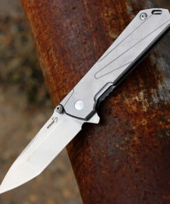 Wholesale 🎉 Boker Plus 01BO764 Kihon, 3.3" D2 Tanto Plain Blade, Stainless Handle 🔥