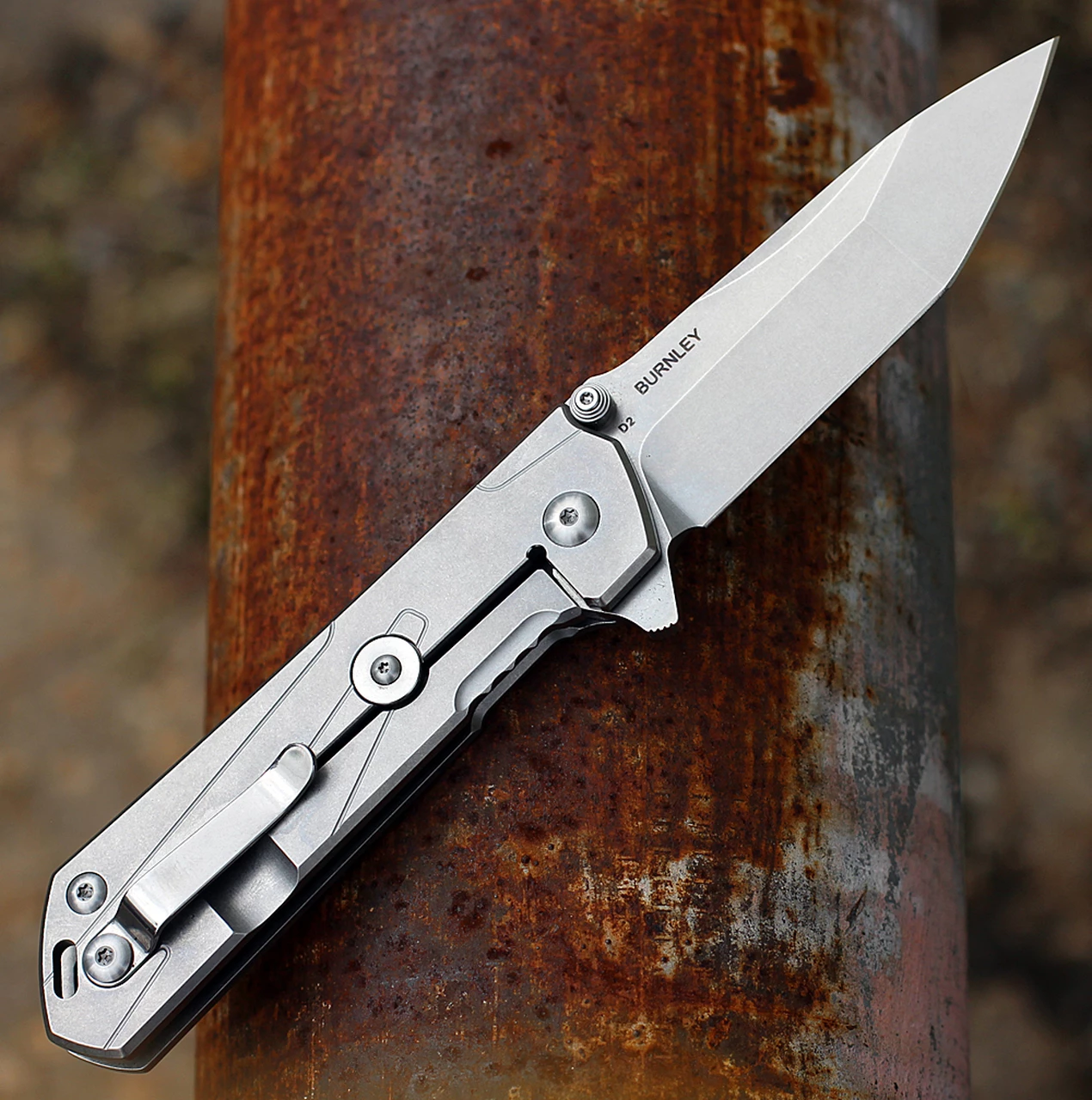 Wholesale 🎉 Boker Plus 01BO764 Kihon, 3.3" D2 Tanto Plain Blade, Stainless Handle 🔥 2 Wholesale 🎉 Boker Plus 01BO764 Kihon, 3.3" D2 Tanto Plain Blade, Stainless Handle 🔥 - Image 2