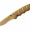 Best Sale 😀 Boker Plus 01KAL74DES Kalashnikov, 3.5" AUS-8 Tan Combo Blade, Tan Aluminum Handle 🤩