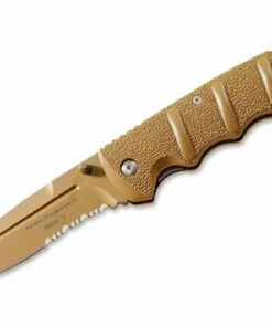 Best Sale 😀 Boker Plus 01KAL74DES Kalashnikov, 3.5" AUS-8 Tan Combo Blade, Tan Aluminum Handle 🤩
