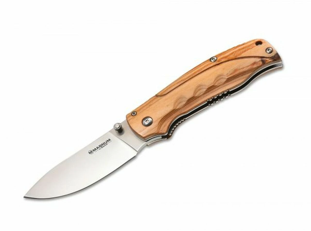 Best Sale ✨ Boker Magnum 01MB700 Pakka Hunter, 3.7" 440 Plain Blade, Pakka Wood Handle 🧨 1 Best Sale ✨ Boker Magnum 01MB700 Pakka Hunter, 3.7" 440 Plain Blade, Pakka Wood Handle 🧨