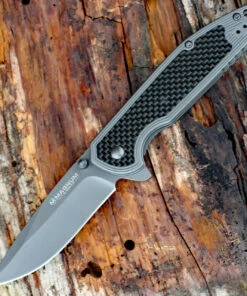 Outlet 🔔 Boker Magnum 01RY701 Carbon Frame, 3.3" 440A Plain Blade, Carbon Fiber Handle ⌛
