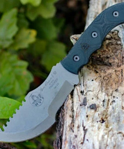 New 🎁 TOPS Tom Brown Tracker T-3 TPTBT031, 5.75" 154CM Steel Tumble Blade, Micarta Handle 🎁