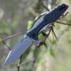 Hot Sale 🔔 Zero Tolerance 0393GLCF, 3.5" CPM 20CV Plain Blade, Titanium/Glow in the Dark Carbon Fiber Handle 👏