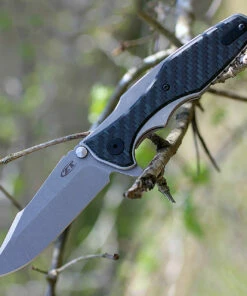 Hot Sale 🔔 Zero Tolerance 0393GLCF, 3.5" CPM 20CV Plain Blade, Titanium/Glow in the Dark Carbon Fiber Handle 👏