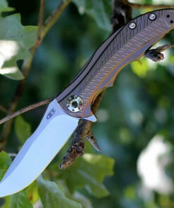 Outlet ❤️ Zero Tolerance 0609 RJ & Matt Martin, 3.4 in CPM 20CV Plain Blade, Bronze Ti Anodized Handle 👍