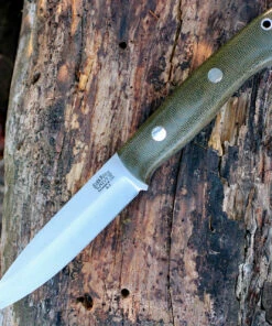 Wholesale 🔔 Bark River Knives Bark River 06115MGC Aurora, 4.75" A-2 Plain Blade, Green Micarta Handle 🔔