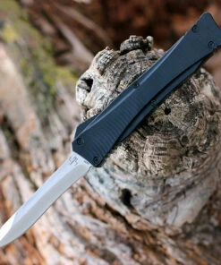 Best deal 👍 Boker Plus Falcon 2.0 OTF Automatic - Blk Alum (3.4" D2 Recurve) 06BO245 💯