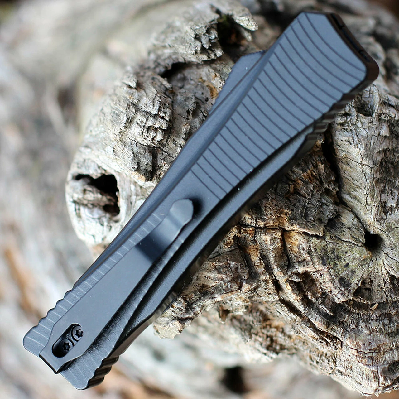 Best deal ✔️ Boker Plus MINI Eagle 2.0 OTF Automatic - Blk Alum (2.8" D2 Recurve) 06BO246 🎉 4 Best deal ✔️ Boker Plus MINI Eagle 2.0 OTF Automatic - Blk Alum (2.8" D2 Recurve) 06BO246 🎉 - Image 4