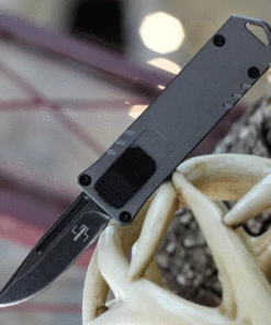 Brand new ✨ Boker Plus USB OTF Automatic Green/Gray (1.8" D2 Blk SW) 06EX276 🔔