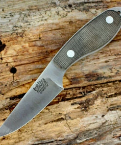 Buy ✨ Bark River Knives Bark River 07072MGC Caper Necker, 3.1" CPM-20CV Plain Blade, Green Canvas Micarta Handle 🔥