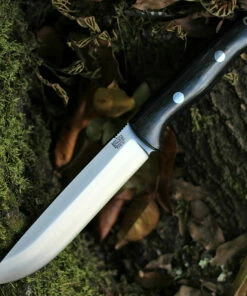 Top 10 👏 Bark River Knives Bravo 1.5 Field, 5.8" CPM-3V Plain Blade, Black Canvas Micarta Handle 👏