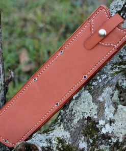 Deals 🔥 Bark River Knives Bark River Edwin Forrest Bowie - Green Canvas Micarta (12.25" A2 Satin) 08-315M-GC 🤩 -Automatic Knives shop 08316 sheath.1 83482.1642098757