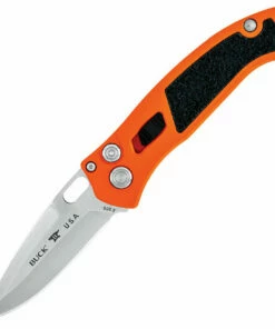 Wholesale ❤️ Buck Knives Buck Impact Automatic 898ORS, 3.2" S30V Plain Blade, Orange Aluminum Handle 💯