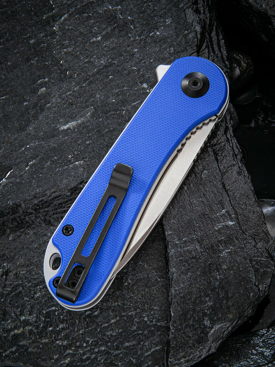 Brand new 💯 CIVIVI Knives CIVIVI Elementum C907F, 2.96" D2 Satin Drop Point Blade, Blue G-10 Handles ✔️ 4 Brand new 💯 CIVIVI Knives CIVIVI Elementum C907F, 2.96" D2 Satin Drop Point Blade, Blue G-10 Handles ✔️ - Image 4