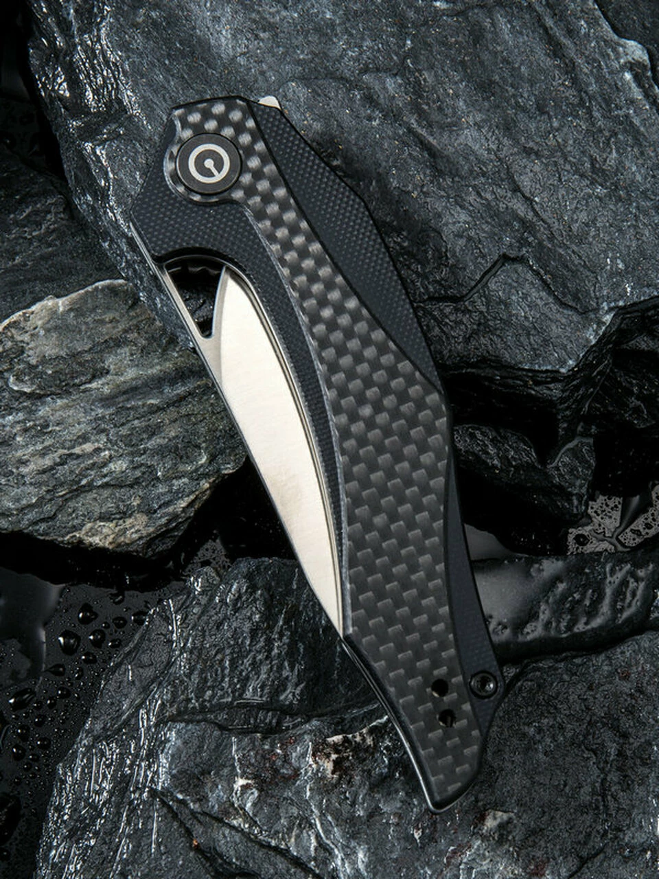 Top 10 👏 CIVIVI Knives CIVIVI Plethiros C904C, 3.45" D2 Satin Clip Point Plain Blade, Black G-10 Handles w/Carbon Fiber Overlay 🤩 3 Top 10 👏 CIVIVI Knives CIVIVI Plethiros C904C, 3.45" D2 Satin Clip Point Plain Blade, Black G-10 Handles w/Carbon Fiber Overlay 🤩 - Image 3