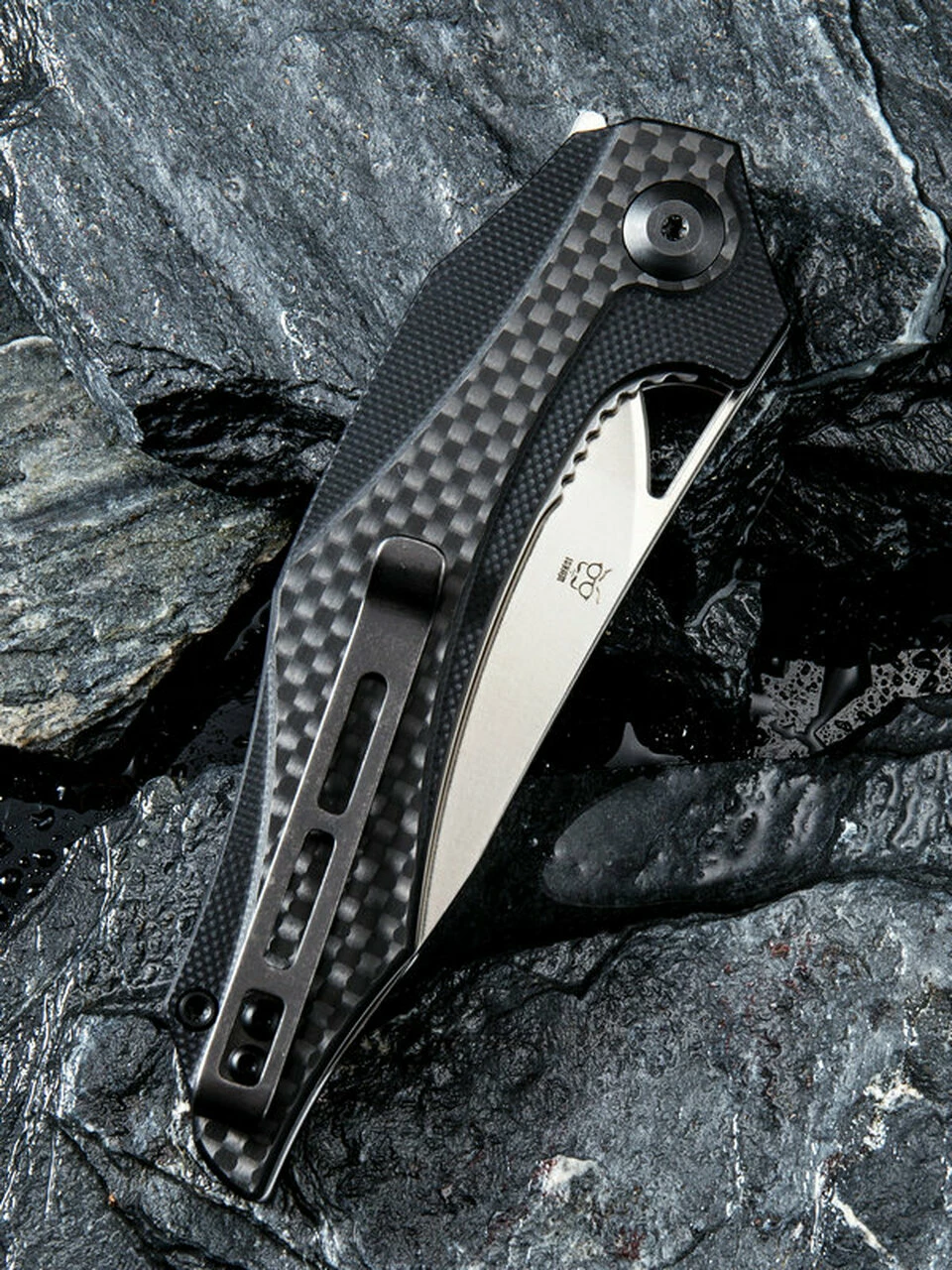 Top 10 👏 CIVIVI Knives CIVIVI Plethiros C904C, 3.45" D2 Satin Clip Point Plain Blade, Black G-10 Handles w/Carbon Fiber Overlay 🤩 4 Top 10 👏 CIVIVI Knives CIVIVI Plethiros C904C, 3.45" D2 Satin Clip Point Plain Blade, Black G-10 Handles w/Carbon Fiber Overlay 🤩 - Image 4