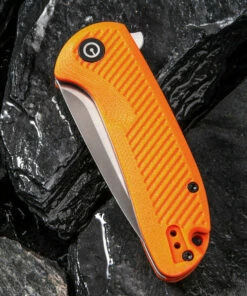 Cheapest ✨ CIVIVI Knives CIVIVI Durus C906C, 3” D2 Satin Drop Point Plain Blade, Orange G-10 Handles ⭐ -Automatic Knives shop 1 1Z531140124 13305.1622058038