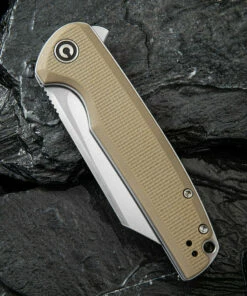 Buy ❤️ CIVIVI Knives CIVIVI Brigand Linerlock Folder C909B, 3.46” D2 Satin Wharncliffe Plain Blade, Coarse Tan G10 Handles ❤️ -Automatic Knives shop 1 1Z924142121 08687.1588366223