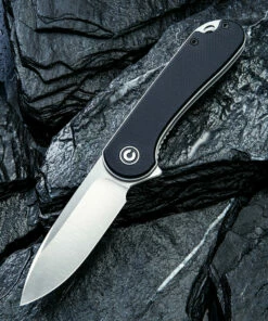 Best Sale ✔️ CIVIVI Knives CIVIVI Elementum C907A, 2.96" D2 Satin Drop Point Blade, Black G-10 Handles 😀