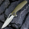 Best deal 🌟 CIVIVI Knives CIVIVI Wyvern C902A, 3.45" D2 Satin Drop Point Blade, OD Green Textured FRN Handles ✔️