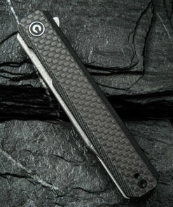 Best Sale 🎁 CIVIVI Knives CIVIVI Chronic Linerlock Folder C917DS, 3.22" Damascus Clip Point Plain Blade, G10 With Twill Carbon Fiber Overlay Handles ✔️ -Automatic Knives shop 1 200106095445 75588.1622055615