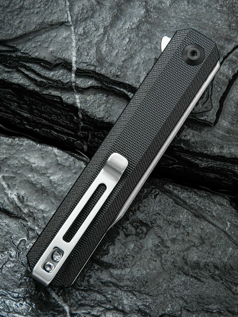 Best Pirce ๐ CIVIVI Knives CIVIVI Chronic Linerlock Folder C917C, 3.22" 9Cr18MoV Steel Clip Point Plain Blade, Black G-10 Handles ๐งจ 4 Best Pirce ๐ CIVIVI Knives CIVIVI Chronic Linerlock Folder C917C, 3.22" 9Cr18MoV Steel Clip Point Plain Blade, Black G-10 Handles ๐งจ - Image 4