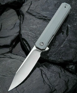 Best Pirce ✨ CIVIVI Knives CIVIVI Chronic Linerlock Folder C917A, 3.22" 9Cr18MoV Steel Clip Point Plain Blade, Gray G-10 Handles ⌛