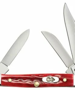 Discount ✔️ CASE SMALL STOCKMAN 10305, 2.63 CLOSED LENGTH SS BLADE, OLD RED BONE HANDLE 🌟