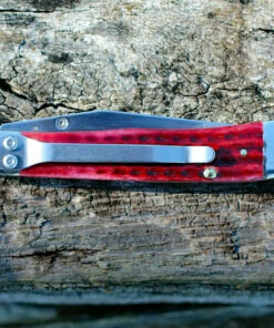Discount ⌛ Case 10306 Kickstart TrapperLock A/O, Pocket worn Old Red Bone Handle (6154AC SS) 💯 -Automatic Knives shop 10306.2 37130.1585248953