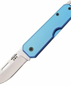 Best reviews of 😍 Bear and Son Bear & Son Large Slip Joint 110BL, 3 7/8" High Carbon Steel Plain Blade, Blue Aluminum Handle ✨