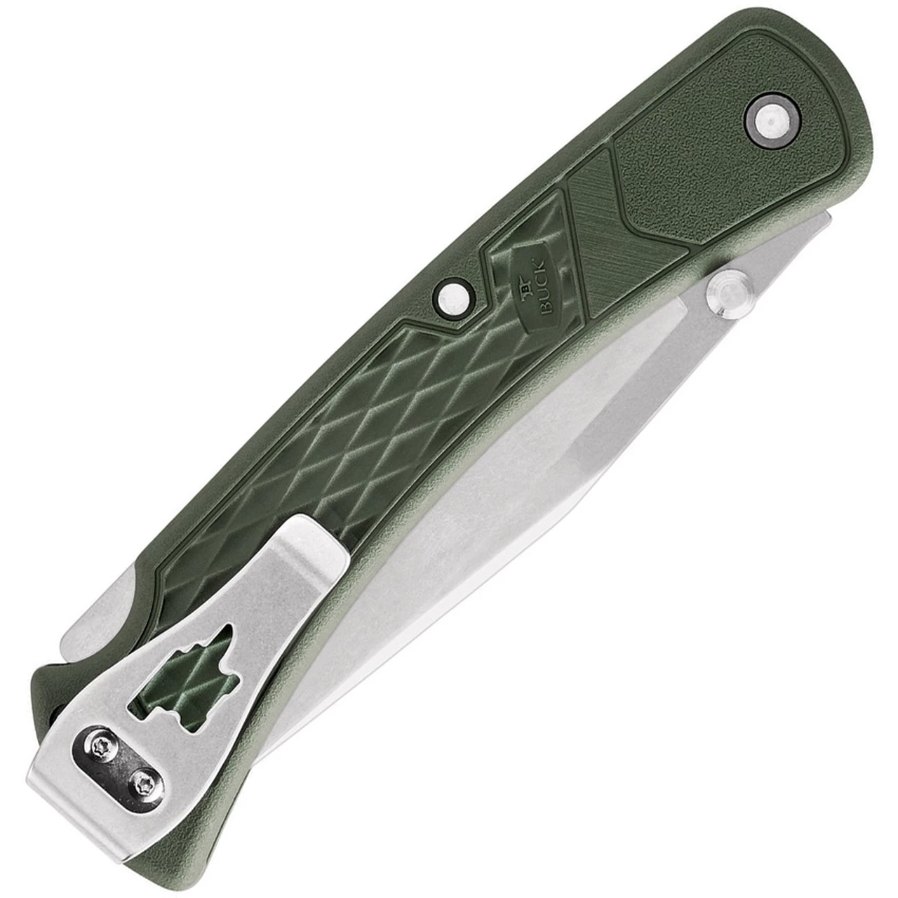 Wholesale 🛒 Buck Knives Buck 110 Slim Hunter BU110ODS2, 3.75" 420HC Clip Blade, O.D. Green Nylon Handle 👏 2 Wholesale 🛒 Buck Knives Buck 110 Slim Hunter BU110ODS2, 3.75" 420HC Clip Blade, O.D. Green Nylon Handle 👏 - Image 2