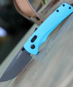 Budget 🧨 SOG 11180357 Flash MK3 AT-XR 3.45" D2 Plain Edge, Civic Cyan GRN Handles 🎁