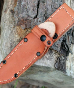 Buy 👏 Bark River Knives Bark River 111MBU Bravo 1, 4.25" A-2 Plain Blade, Burgundy Canvas Micarta Handle, Leather Sheath 🛒 -Automatic Knives shop 111mbu 80318.1620835110