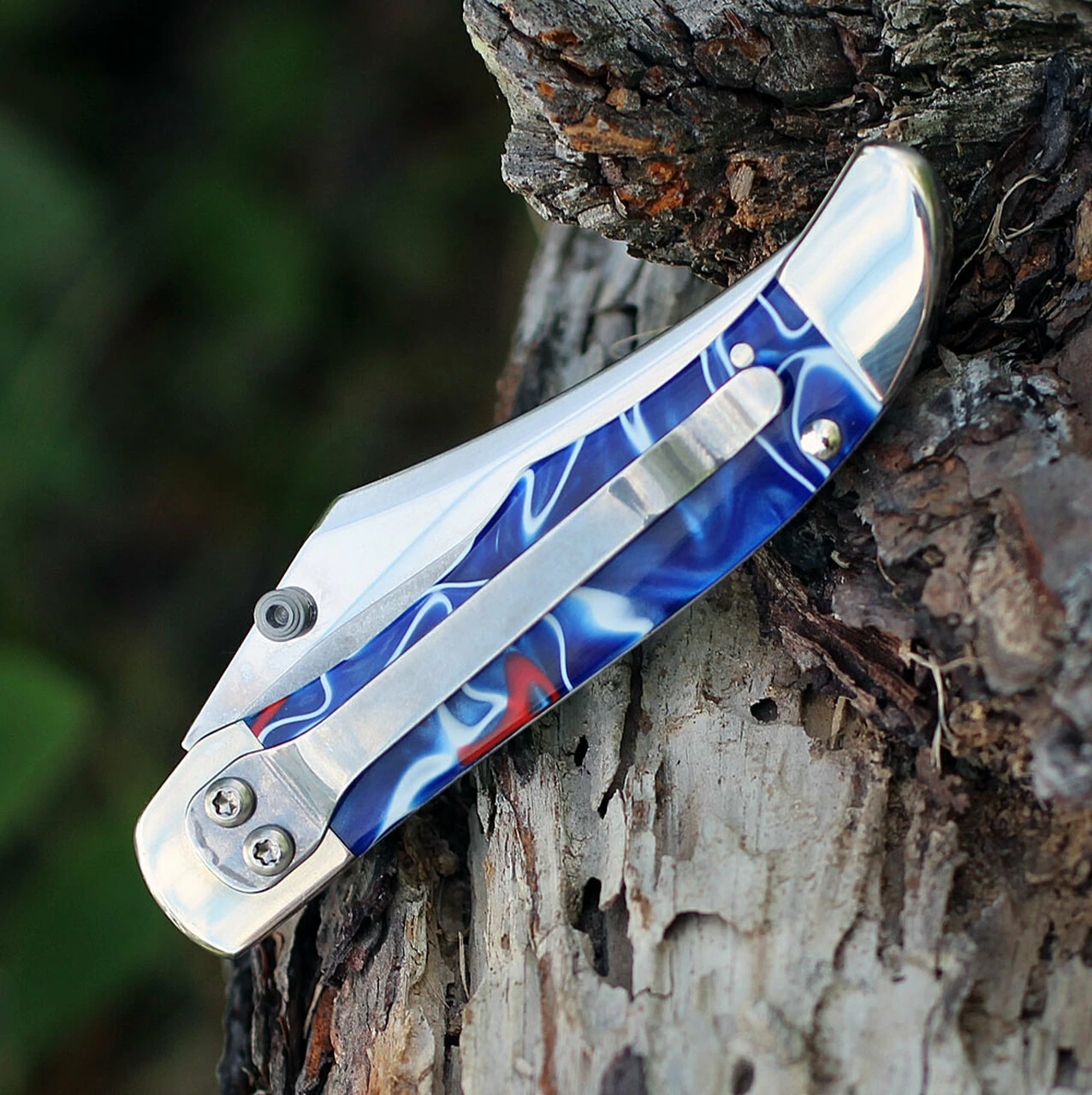 Budget ๐ Case 11216 A/O Mid-Folding Hunter,Patriotic Kirinite Handle (101265AC SS) ๐งจ 4 Budget ๐ Case 11216 A/O Mid-Folding Hunter,Patriotic Kirinite Handle (101265AC SS) ๐งจ - Image 4