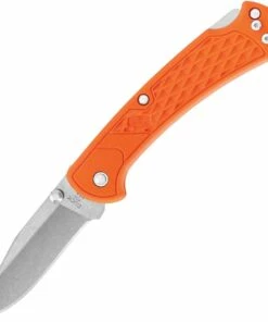 Best deal 👏 Buck Knives Buck 112 Slim Ranger Select Lock Back, 3" 420HC Plain Blade, Blaze Orange Nylon Handle 🛒