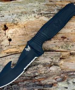 Best deal 😍 Benchmade Knives Benchmade 112SBK-BLK H2O Fixed Blade, 3.5" N680 Combo Blade, Black Santoprene Handle 😀