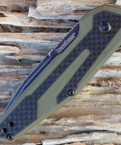 Outlet ❤️ Kershaw Knives Kershaw 1160OLBW Fraxion, 2.75" 8Cr13MoV Plain Blade, OD Green G-10/Carbon Fiber Overlay ✔️ 6 Outlet ❤️ Kershaw Knives Kershaw 1160OLBW Fraxion, 2.75" 8Cr13MoV Plain Blade, OD Green G-10/Carbon Fiber Overlay ✔️ -Automatic Knives shop 1160olbw.2 68963.1566585936