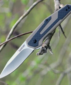 Best Sale 🧨 Kershaw Knives Kershaw 1160TAN Fraxion, 2.75" 8Cr13MoV Plain Blade, Tan G-10/Carbon Fiber Overlay 😀