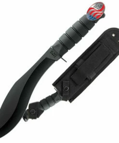 Outlet 👏 Ka-Bar Kar-Bar 1280 Combat Kukri, 8.0 in 1095 Cro-Van Steel, Black Kraton G Handle ⌛ -Automatic Knives shop 1280 71051.1566585936