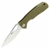 Wholesale 🔔 Honey Badger Knives Honey Badger Large Leaf Flipper - Green FRN (3.6" 8Cr13MoV Satin) HB1290 🎁
