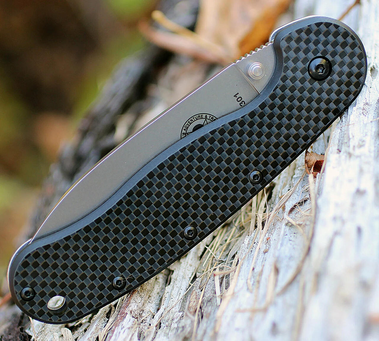 Best deal ⭐ BRK Avispa Folder, Carbon Fiber / G10 Handles, Stonewash D2 Steel, Plain Edge, Design by Esee Knives 🛒 4 Best deal ⭐ BRK Avispa Folder, Carbon Fiber / G10 Handles, Stonewash D2 Steel, Plain Edge, Design by Esee Knives 🛒 - Image 4